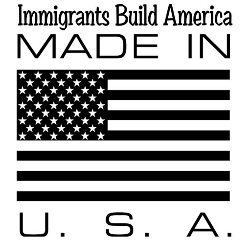 immigrants, works very hard,to build this great nation, so give them respect everytime shirt design - zoomed