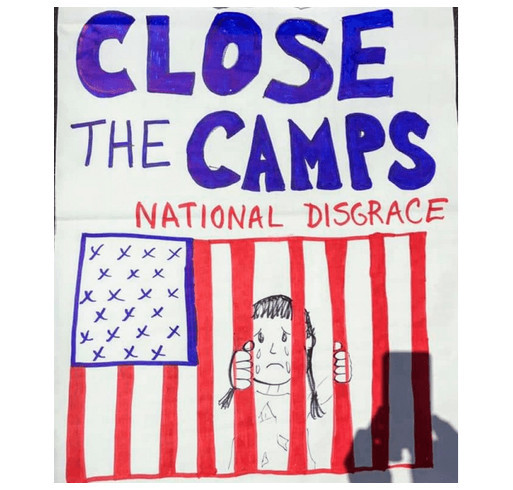 Close the Camps! shirt design - zoomed