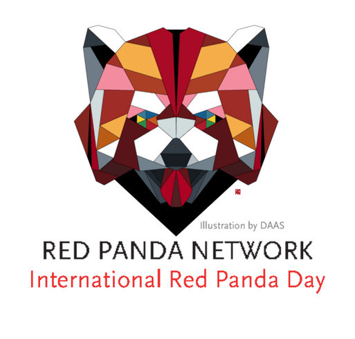 Red Panda Network shirt design - zoomed