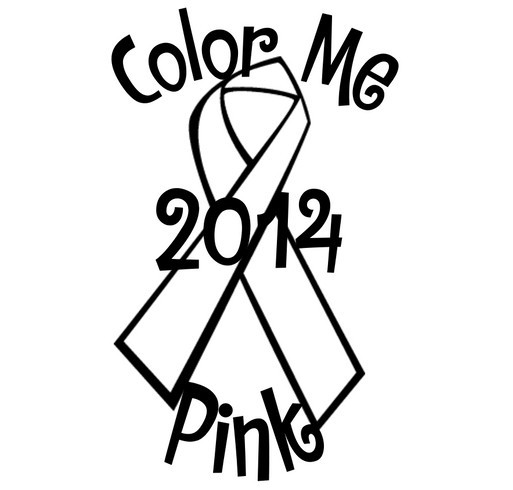 Color Me Pink (5K Paint Race/Walk) Pre-Registration shirt design - zoomed