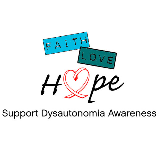 Dysautonomia Awareness- Kaelyn's Hope shirt design - zoomed