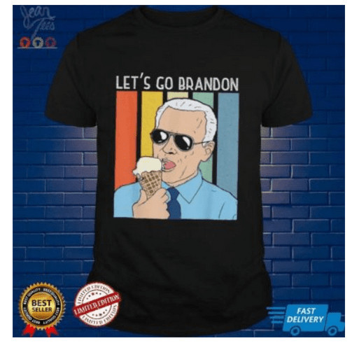Lets Go Brandon Ice Cream Cone Meme 2021 Shirt - JeanTees shirt design - zoomed