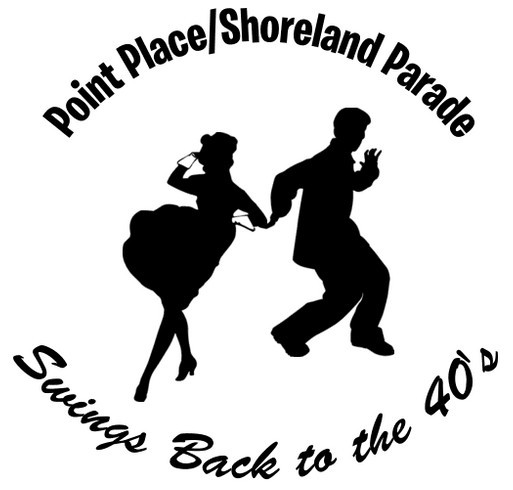 2018 Point Place/Shoreland Parade Fundraiser shirt design - zoomed