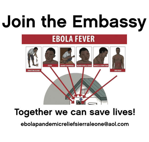 Embassy of Sierra Leone shirt design - zoomed