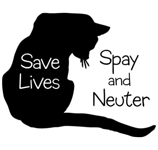 Save homeless cats - Spay & Neuter shirt design - zoomed
