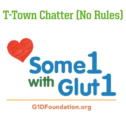 T-Town Chatter (No Rules) Glut1 Fundraiser shirt design - zoomed