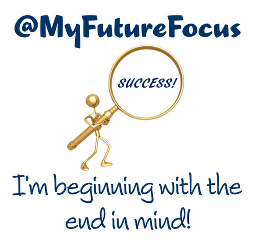 The 2014 My Future Focus College Tour Scholarship shirt design - zoomed
