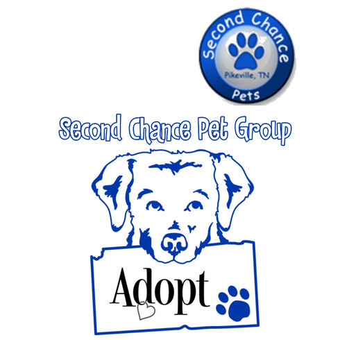 Second Chance Pet Group shirt design - zoomed