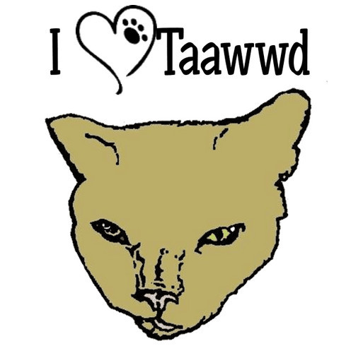 Support the Catman2 Shelter by Showing Your Love for Taawwd! shirt design - zoomed