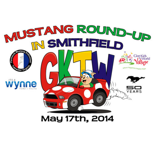 Mustang Round-Up In Smithfield shirt design - zoomed