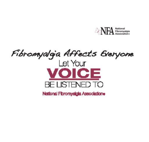 National Fibromyalgia Association shirt design - zoomed