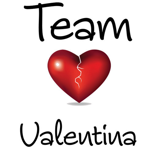 Team valentina shirt design - zoomed