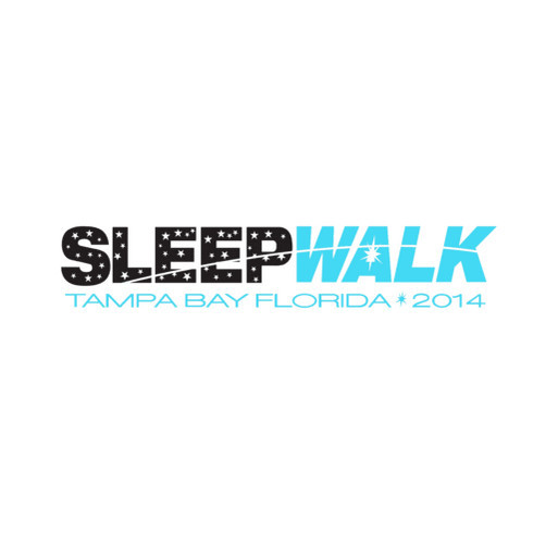 Sleep Walk Tampa Bay shirt design - zoomed