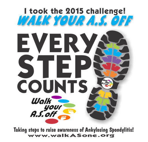 Walk Your A.S. Off and Walk AS One 2015 Booster Campaign shirt design - zoomed