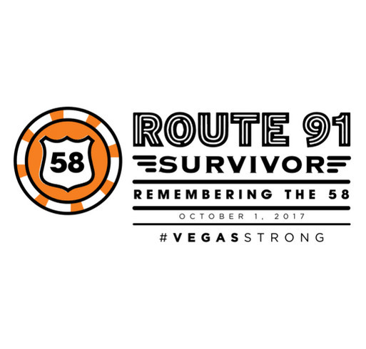 ROUTE 91 SURVIVORS shirt design - zoomed