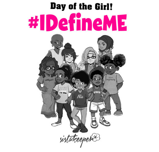 I Define ME Day of the Girl shirt design - zoomed