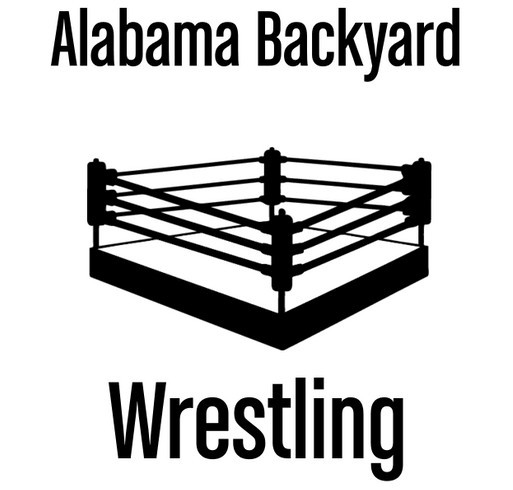 Alabama Backyard Wrestling shirt design - zoomed
