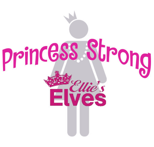 Princess Strong and Ellie's Elves Color Rush shirt design - zoomed
