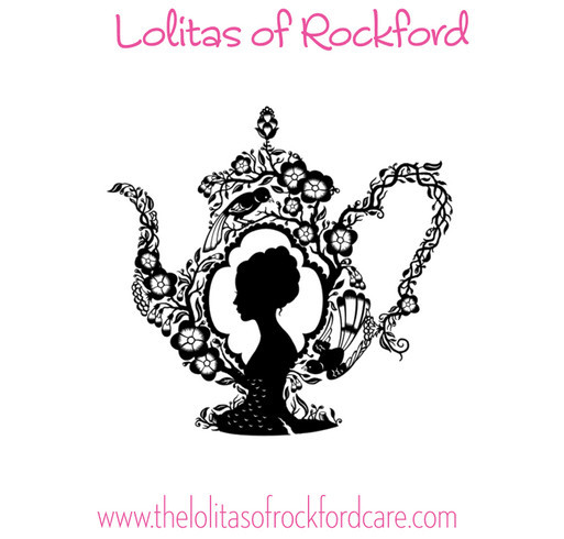 The Lolitas of Rockford Care shirt design - zoomed