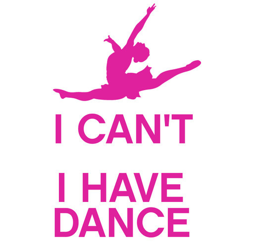 Dance Competition Fundraiser shirt design - zoomed