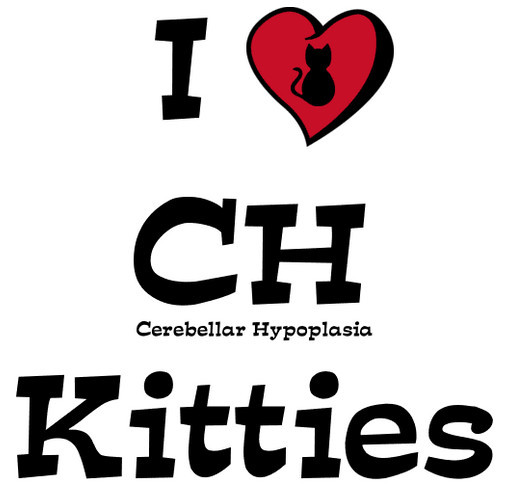 I Love Cerebellar Hypoplasia Kitties shirt design - zoomed