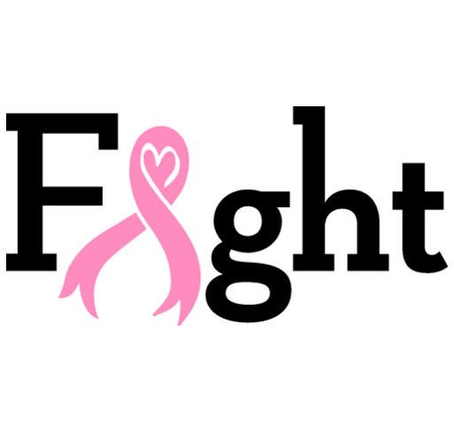 MIndy Mitchell's Fight against breast cancer shirt design - zoomed