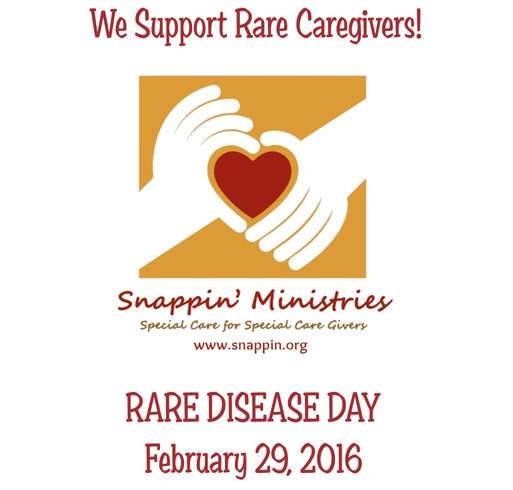 Rare Disease Day 2016 shirt design - zoomed