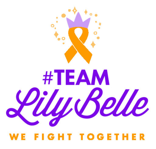 Team Lily Belle shirt design - zoomed