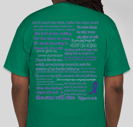 Help us raise funds for Team Tough Cookies - Relay For Life Sapulpa Fundraiser - unisex shirt design - back