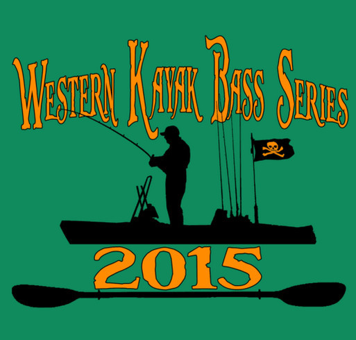 Western Kayak Bass Series shirt design - zoomed