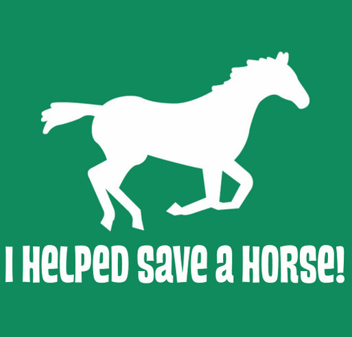 Neeley's Equine Rescue Fund shirt design - zoomed