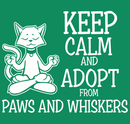 Paws and Whiskers Veterinary Cost Fundraiser shirt design - zoomed