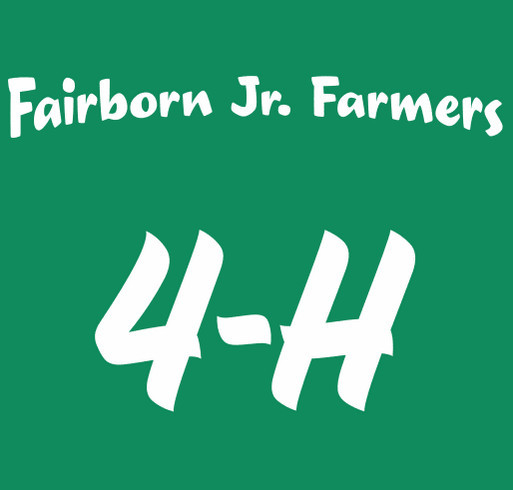 Fairborn Junior Farmers 4-H Club shirt design - zoomed