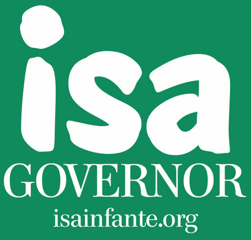 Isa Infante for Governor of Tennessee shirt design - zoomed