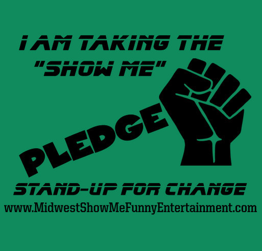 Help And Heal Through Laughter & Pledge To Stand shirt design - zoomed
