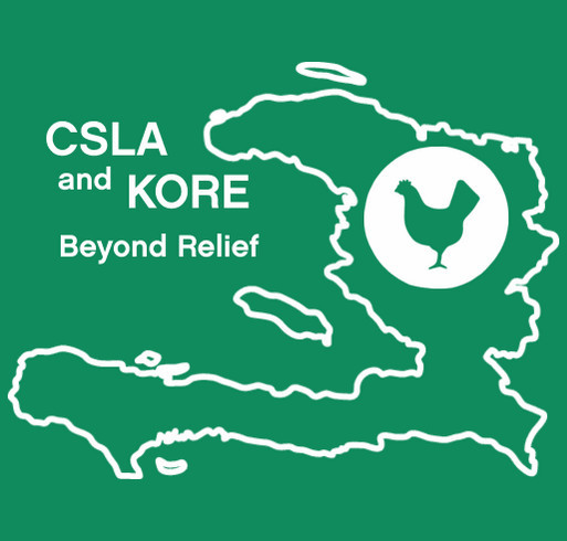 CSLA and KORE Beyond Relief shirt design - zoomed