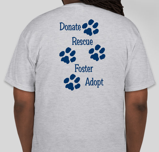 Heavenly Dog Paws Sanctuary Vet Expense Fundraiser Fundraiser - unisex shirt design - back