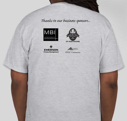 2015 Walk MS Knoxville, Team GMob Fundraiser - unisex shirt design - back