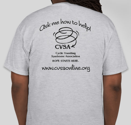 CVS International Day 2015 Fundraiser - unisex shirt design - back