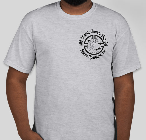 MACSPRO - Mid-Atlantic Chinese Shar-Pei Rescue Operation, Inc. Fundraiser - unisex shirt design - small