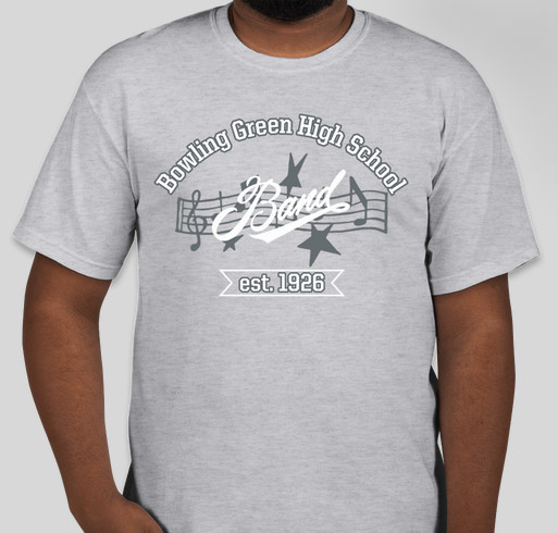 BGHS Band Boosters Association Fundraiser - unisex shirt design - front
