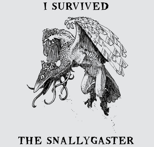 I survived the Snallygaster shirt design - zoomed