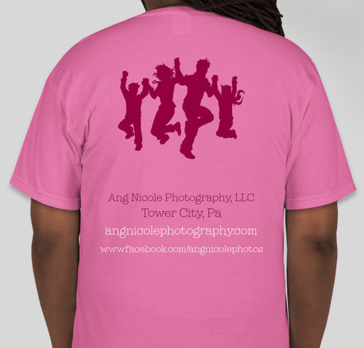 St. Jude T-shirt Sale Fundraiser - unisex shirt design - back