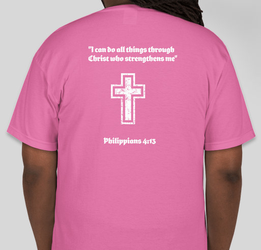 Zena Warren's Fight Against Squamous Cell Carcinoma Fundraiser - unisex shirt design - back