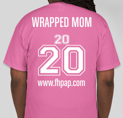 "WRAPPED-GRAPEVINE" A Mother's Day 2020 Fundraiser - unisex shirt design - back