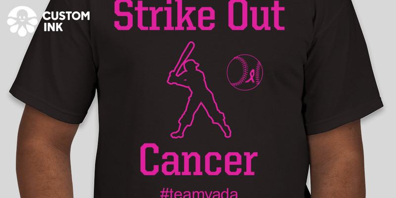 Strike Out Cancer T-shirts on sale NOW! Custom Ink Fundraising