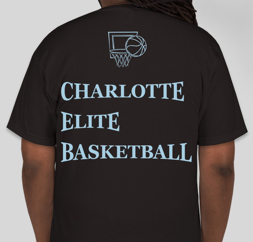 Charlotte Elite Basketball Association Fundraiser - unisex shirt design - back
