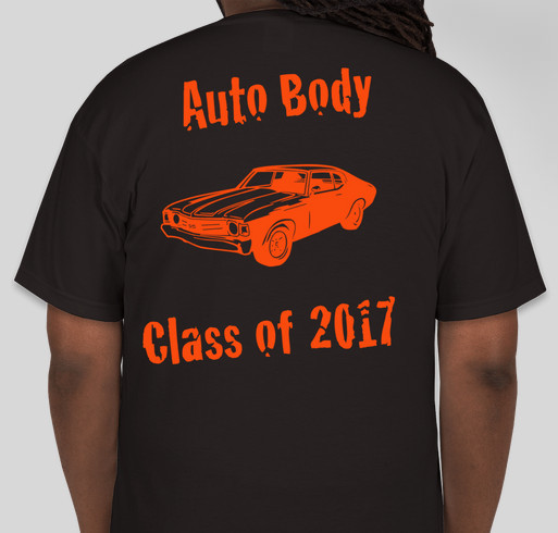 Auto body t-shirts Fundraiser - unisex shirt design - back