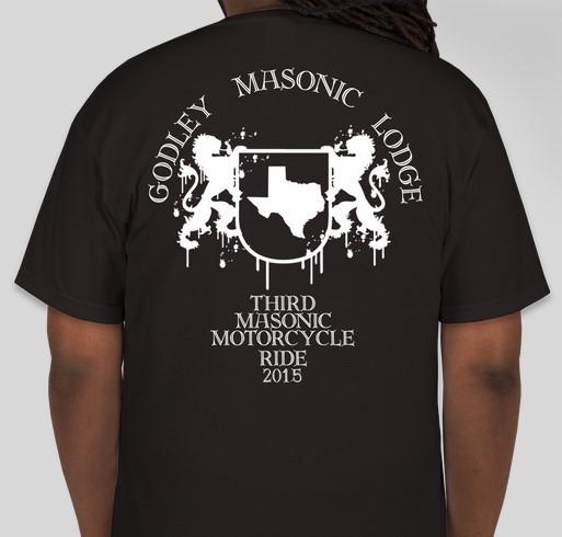 Godley Masonic lodge #822 Fundraiser - unisex shirt design - back