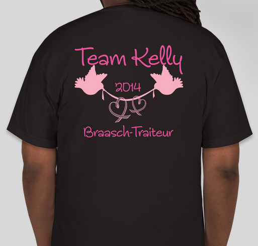 Saving Kelly's Hooters! Fundraiser - unisex shirt design - back